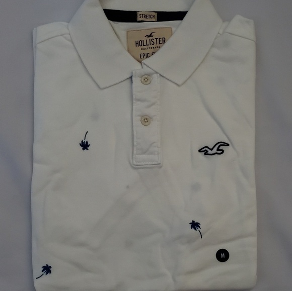 Hollister Other - NEW MENS HOLLISTER WHITE POLO SHIRTS